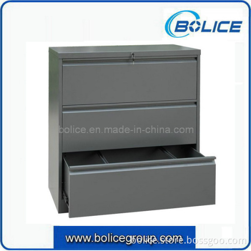 3 Drawers Knocked Down Type Metal Office Lateral File Cabinets